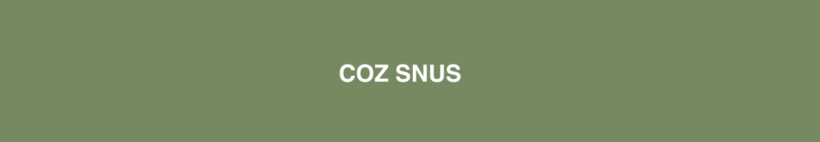 kjøp Coz snus på nett